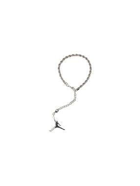 Air Jordan 5 Regal Pink Jumpman Keychain Necklace Bracelet Chain